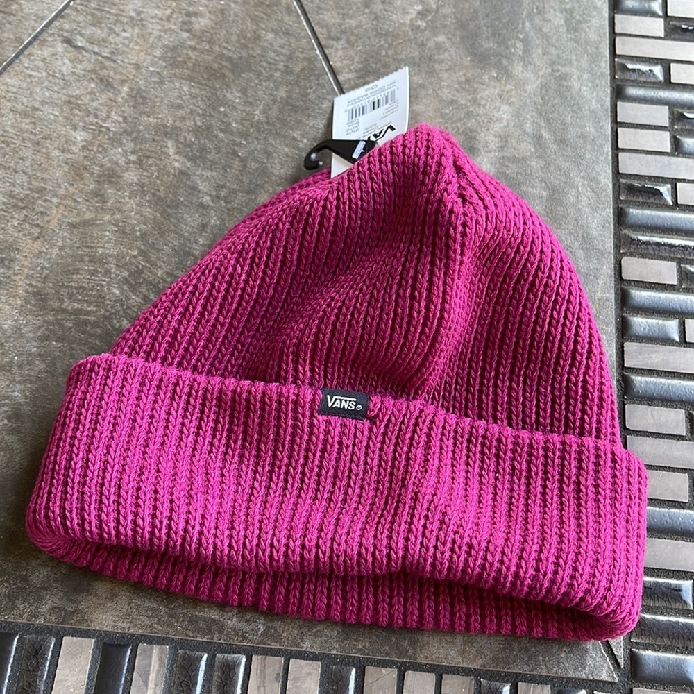 Vans MN Core Basics Beanie Raspberry Magenta WMNS - Picture 14 of 16